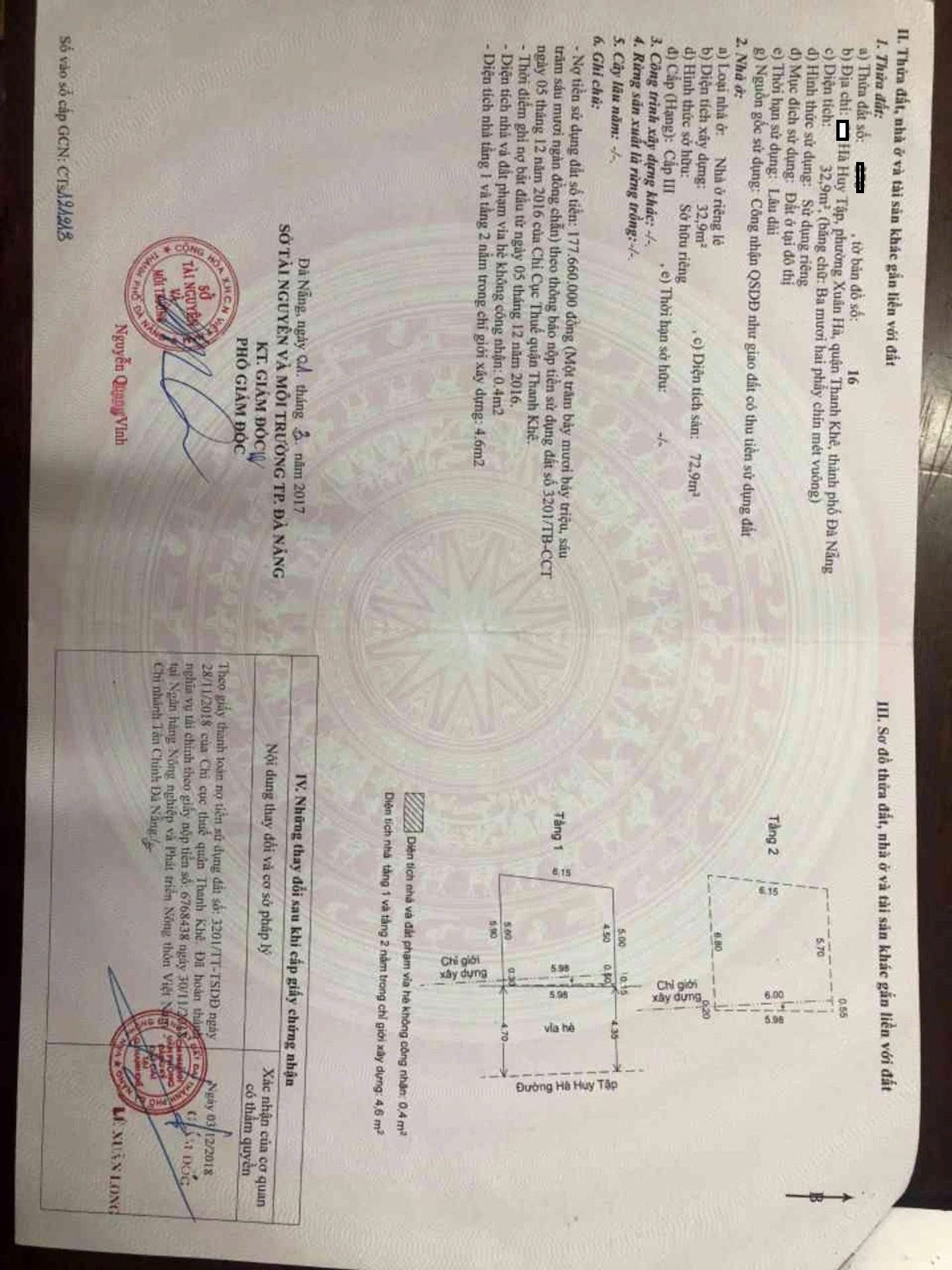 📌📌📌LÀM VIỆC TRỰC TIẾP GIÁ TỐT !!! Bán nhà Hà Huy Tập, Thanh Khê Đông