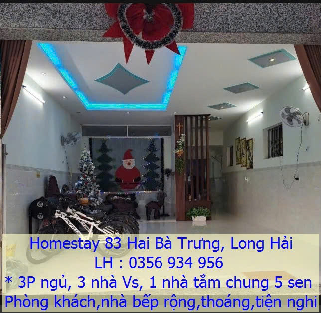 Cho thuê nhà nguyên căn Homestay theo ngày, theo tuần, theo tháng. cách bãi tắm 200. Khu vự nhiều Hotel lớn, nhà nghỉ. Đường DL biển