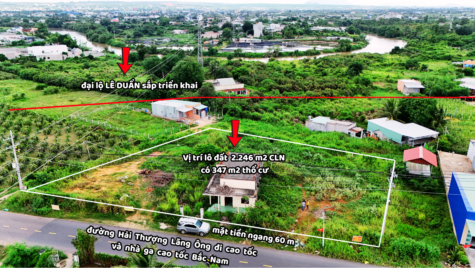 Bán đất mặt tiền đường nhựa Hải Thượng Lãn Ông