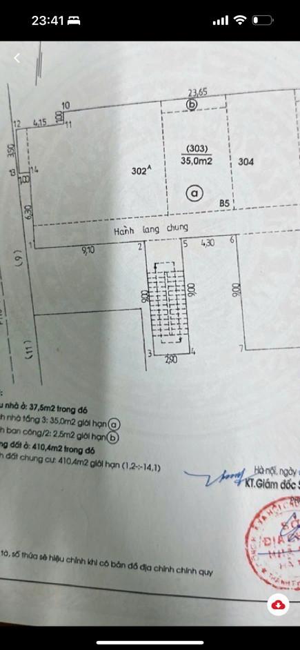 Căn góc Tập Thể Phố Cổ, 40m, thoáng đẹp, 4 tỷ.