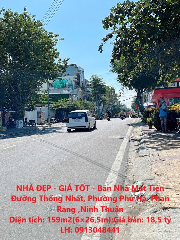 NHÀ ĐẸP - GIÁ TỐT - Bán Nhà Mặt Tiền Đường Thống Nhất, Phường Phủ Hà  Phan Rang ,Ninh Thuận