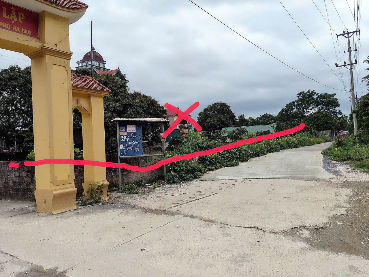Cần bán 3 lô thổ cư vị trí vàng 3 mặt tiền đường Hồ Chí Minh, Trần Phú, Chương Mỹ