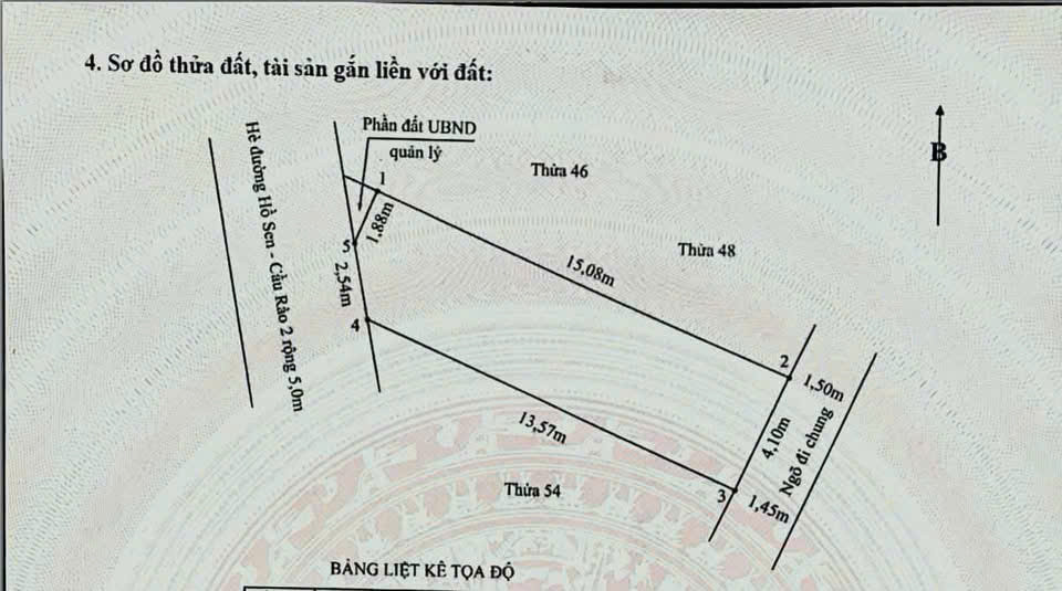 Bán đất tặng nhà cấp 4 mặt đường Hồ Sen, Lê Chân, Hải Phòng. 60m2- 13,32 tỷ