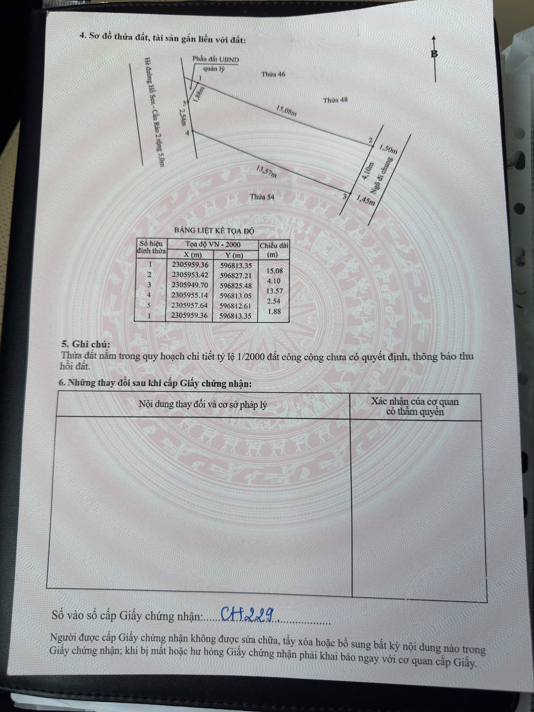 Bán đất 60m² có sẵn 59,6m² thổ cư ngang 4,1m giá 13.2 tỷ tại Đường Hồ Sen Phường Lê Chân