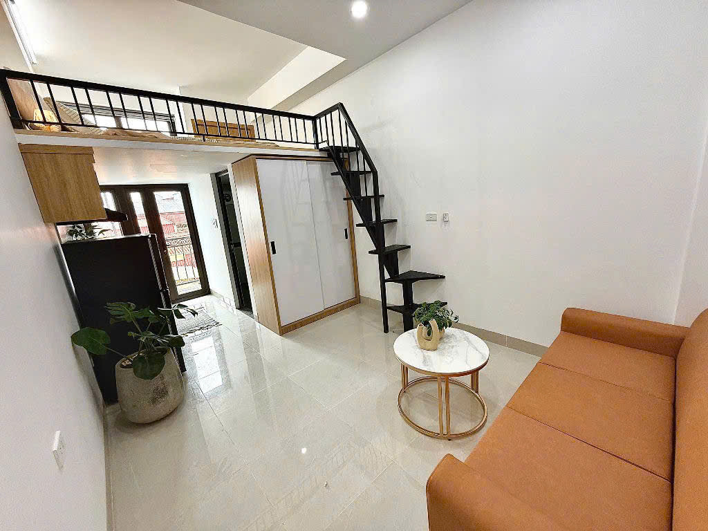 (Cực hiếm) Căn hộ Gác xép cao cấp 30m2 mới khai trương tại ngõ 128A Hồ Tùng Mậu - Máy giặt riêng