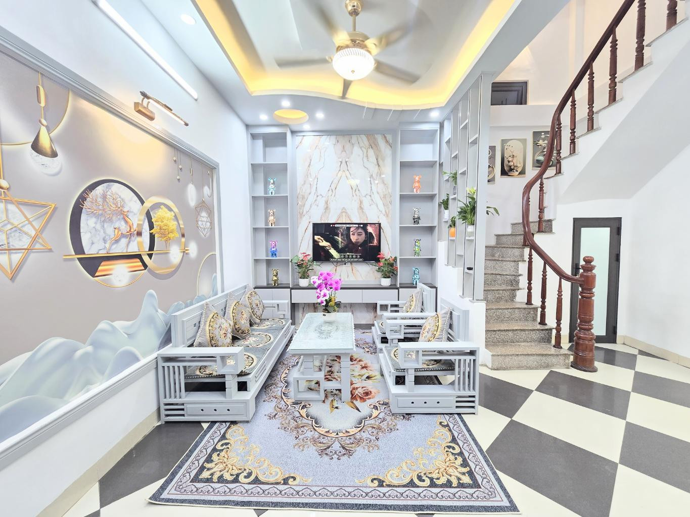 NHÀ ĐẸP HOÀNG MAI – 2 THOÁNG – NGÕ THÔNG – Ô TÔ GẦN CỬA – 6.68 TỶ – FULL NỘI THẤT