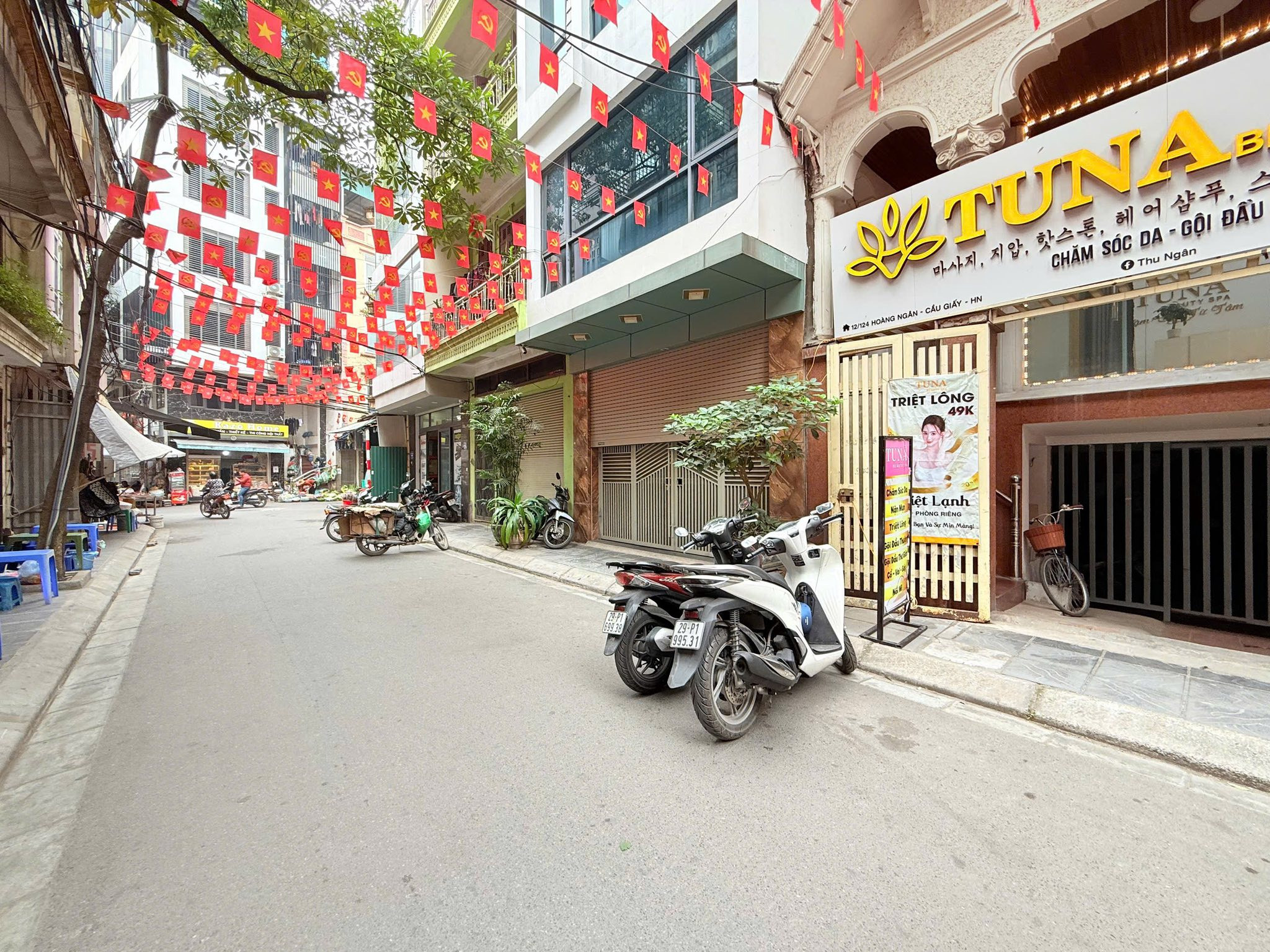 BÁN NHÀ ĐƯỜNG HOÀNG NGÂN. 75M2 - 5 TẦNG. GARA Ô TÔ. KINH DOANH.