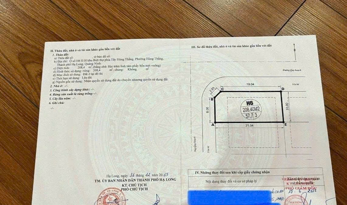 Chính chủ cần bán lô góc đẹp. Trung tâm du lịch, có thể xây nhà hàng, khách sạn,...  - Bim Hùng Thắng, Hạ Long.