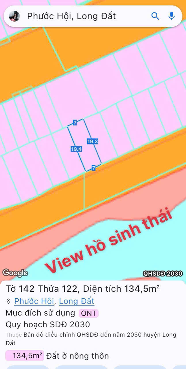 Chủ ngộp bán gấp lô đẹp kế biển Lộc An - Hiện đã FULL thổ cư - Ngang 7 dài 20