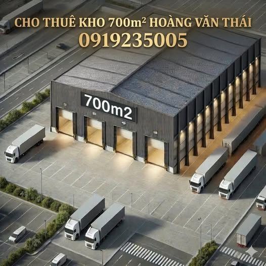 CHO THUÊ NHÀ XƯỞNG 700m² – HOÀNG VĂN THÁI – LIÊN CHIỂU, ĐÀ NẴNG