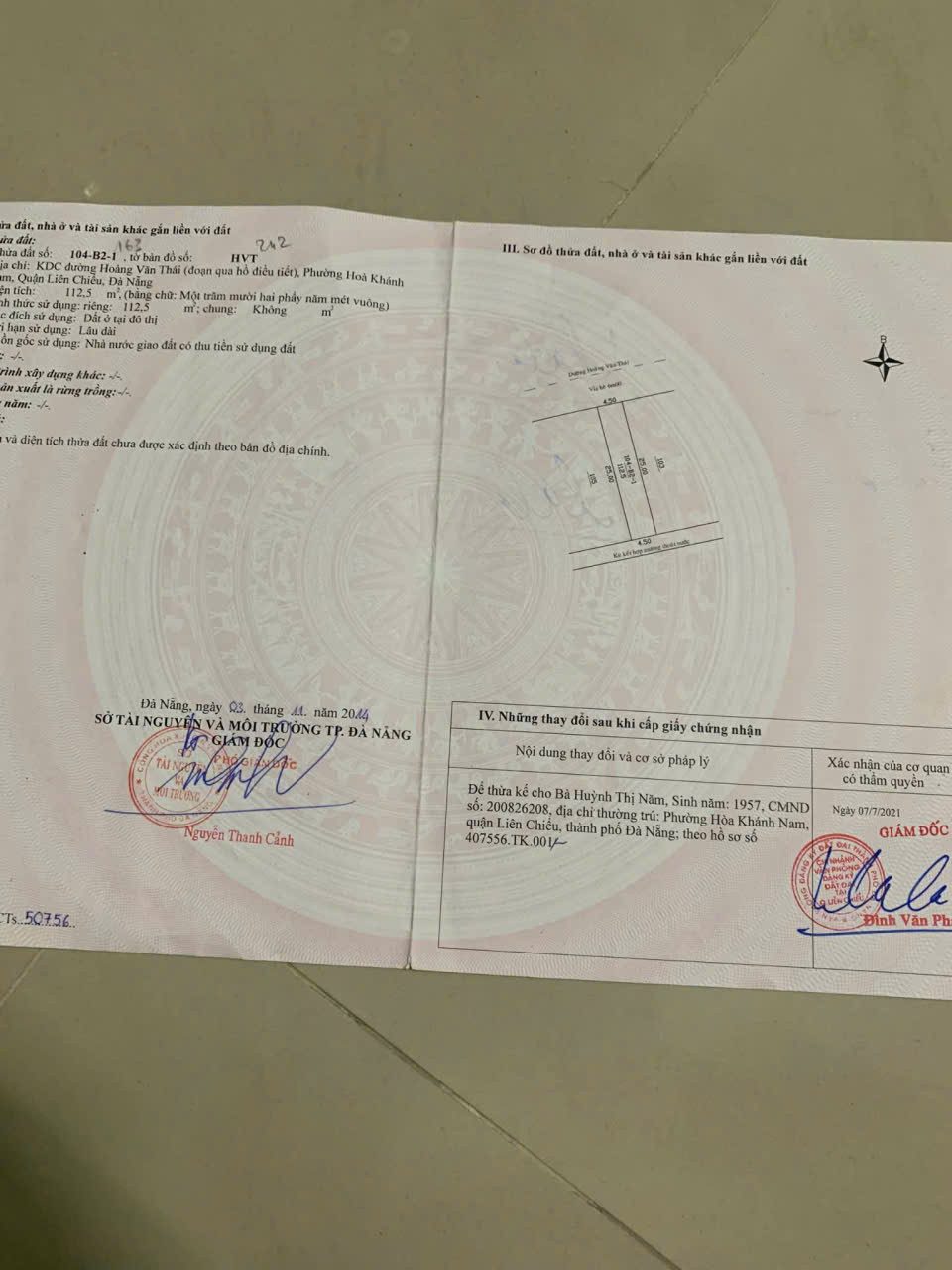 📌📌📌LÀM VIỆC TRỰC TIẾP GIÁ TỐT !!! Bán đất Hoàng Văn Thái, Hòa Khánh Nam