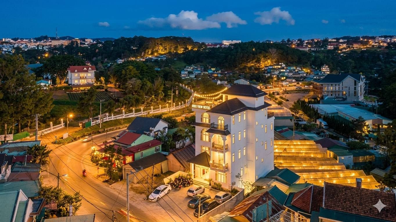 Khách sạn view đồi thông cực đẹp Hoàng văn Thụ Đalat