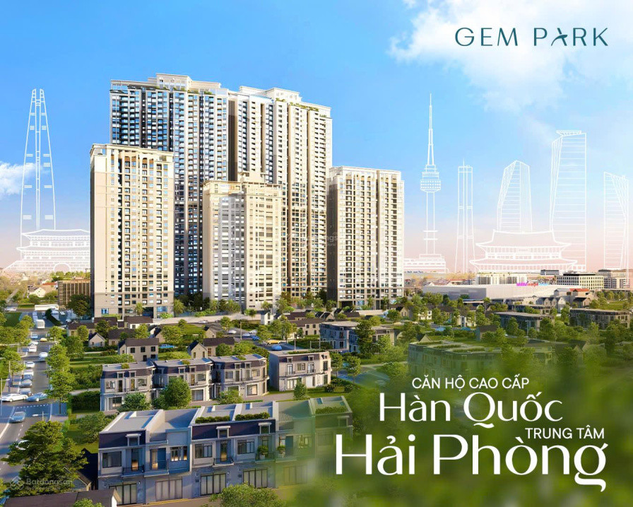 Gem Park - Thanh toán 480triệu đến khi bàn giao nhà. Nhận ngay căn hộ cao cấp chuẩn Hàn Quốc