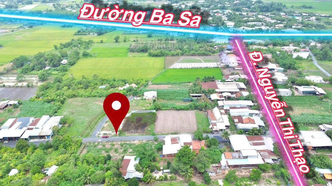 Cần bán lô đất mặt tiền 1 sẹc đường Nguyễn Thị Thạo, xã Phước Hiệp, Củ Chi – DT 101m², giá 1,45 tỷ.