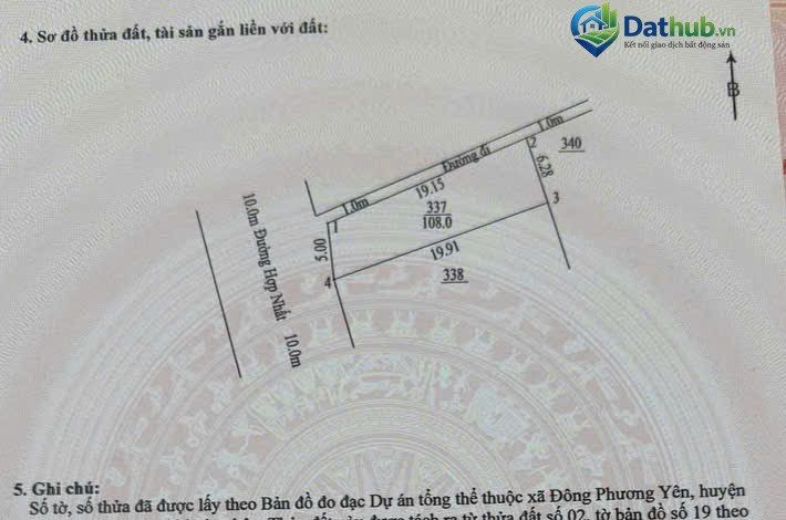 Cần bán 4 lô đất tại Đông Phương Yên Chương Mỹ, trục chính Kinh Doanh đỉnh