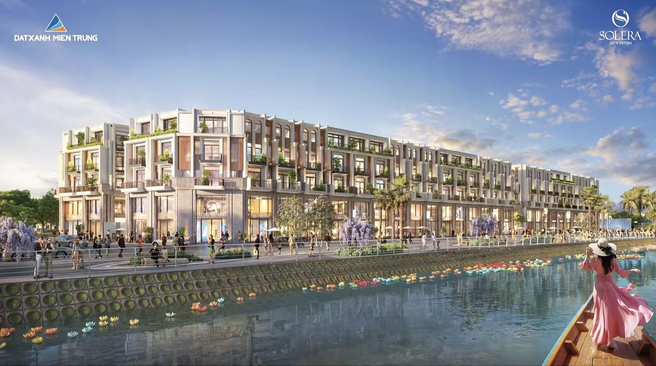 SOLERA QUY NHƠN SHOPHOUSE VEN SÔNG CAO CẤP
