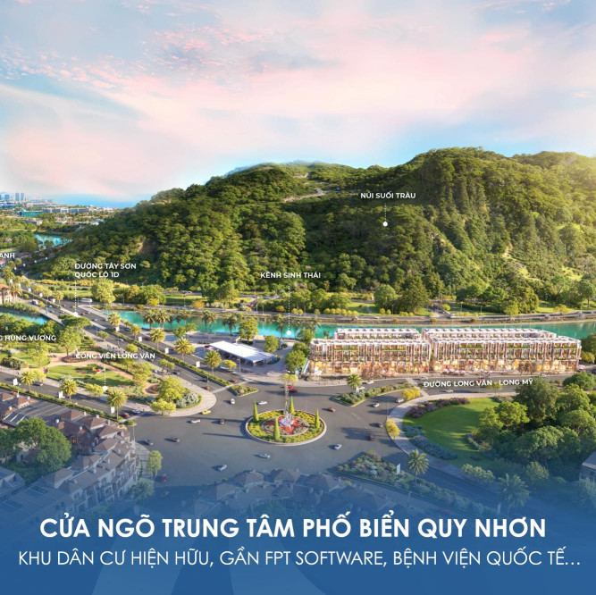 CHỈ TỪ 28 TRIỆU/M2  KHU LONG VÂN - SỞ HỮU SHOPHOUSE SOLERA 4,5 TẦNG NGAY CỬA NGÕ QUY NHƠN.