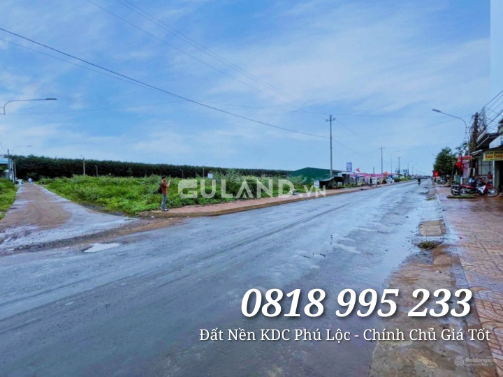 Chính Chủ Bán Gấp Lô Mặt Tiền Đường 22m KDC Phú Lộc - Đak Lak