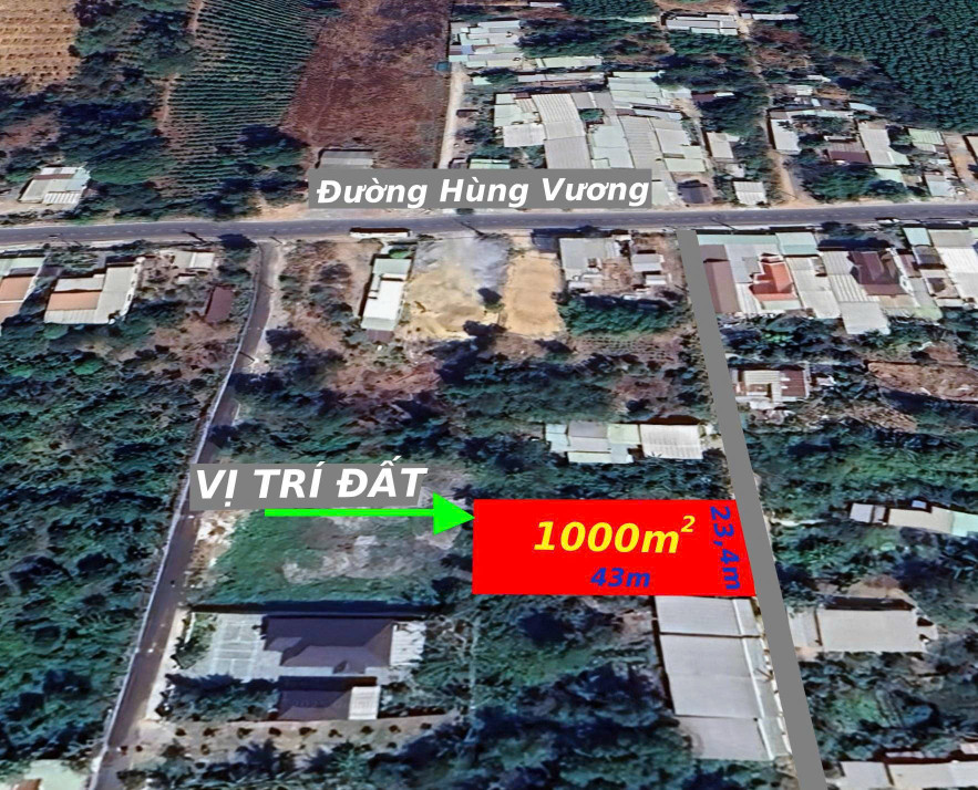 Bán đất Phước An, 1000m², 100m² thổ cư, CLN - 5,45 tỷ