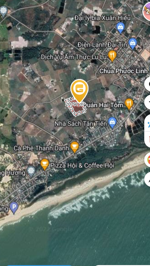 Bán  đất nông nghiệp 18000m² , giá 30 tỷ tại đường Hùng Vương, Xã Tân Hải, Thị xã La Gi, Bình Thuận