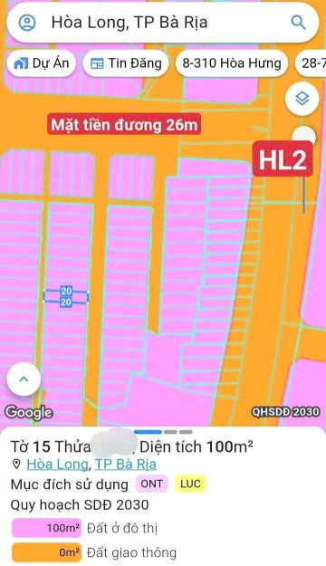 Chủ bán lô đất Lan Anh 1 Hoà Long Bà Rịa Vũng Tàu.