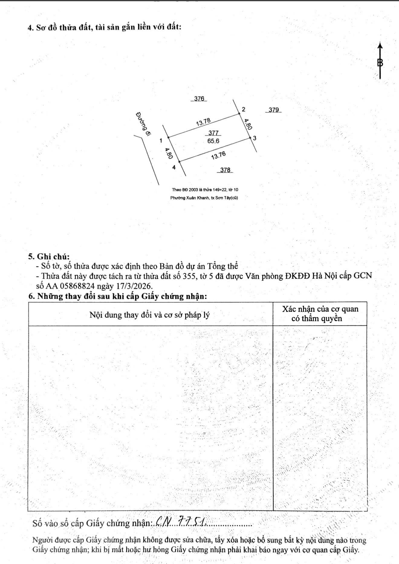 Chính chủ cần bán gấp 65,6m2 đất nền phố Hữu Nghị, phường Xuân Khanh, sổ Hà Nội, đầu tư đón sóng đường Vành Đai 5