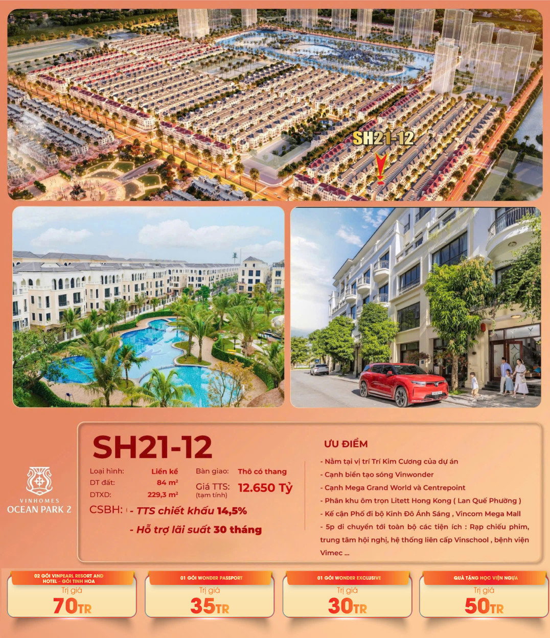 SH21-12 vinhomes ocean park 2 Siêu phẩm biệt thự nhà vườn siêu hot