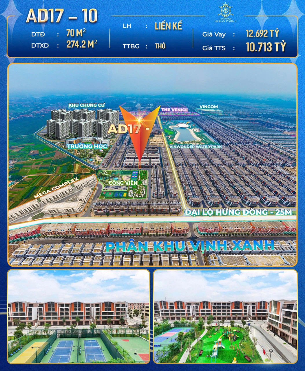 AD17-1X – BIỆT THỰ ĐẮT GIÁ TẠI OCEAN CITY!
