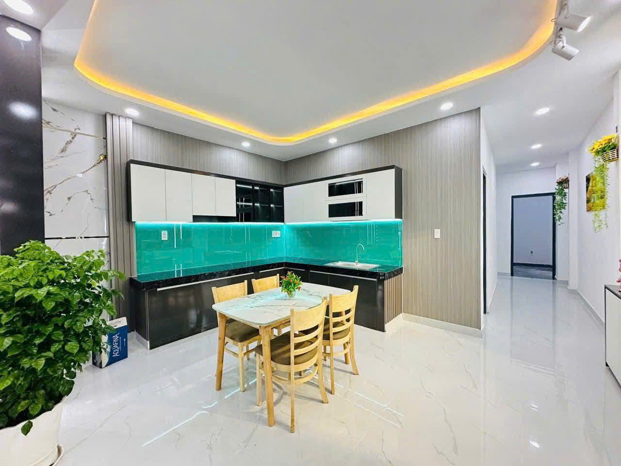 🏡 Nhà đẹp 1 lầu full nội thất – mặt tiền Huỳnh Châu Sổ, P4 Tân An – chính chủ, sổ riêng – giá 2 tỷ 2