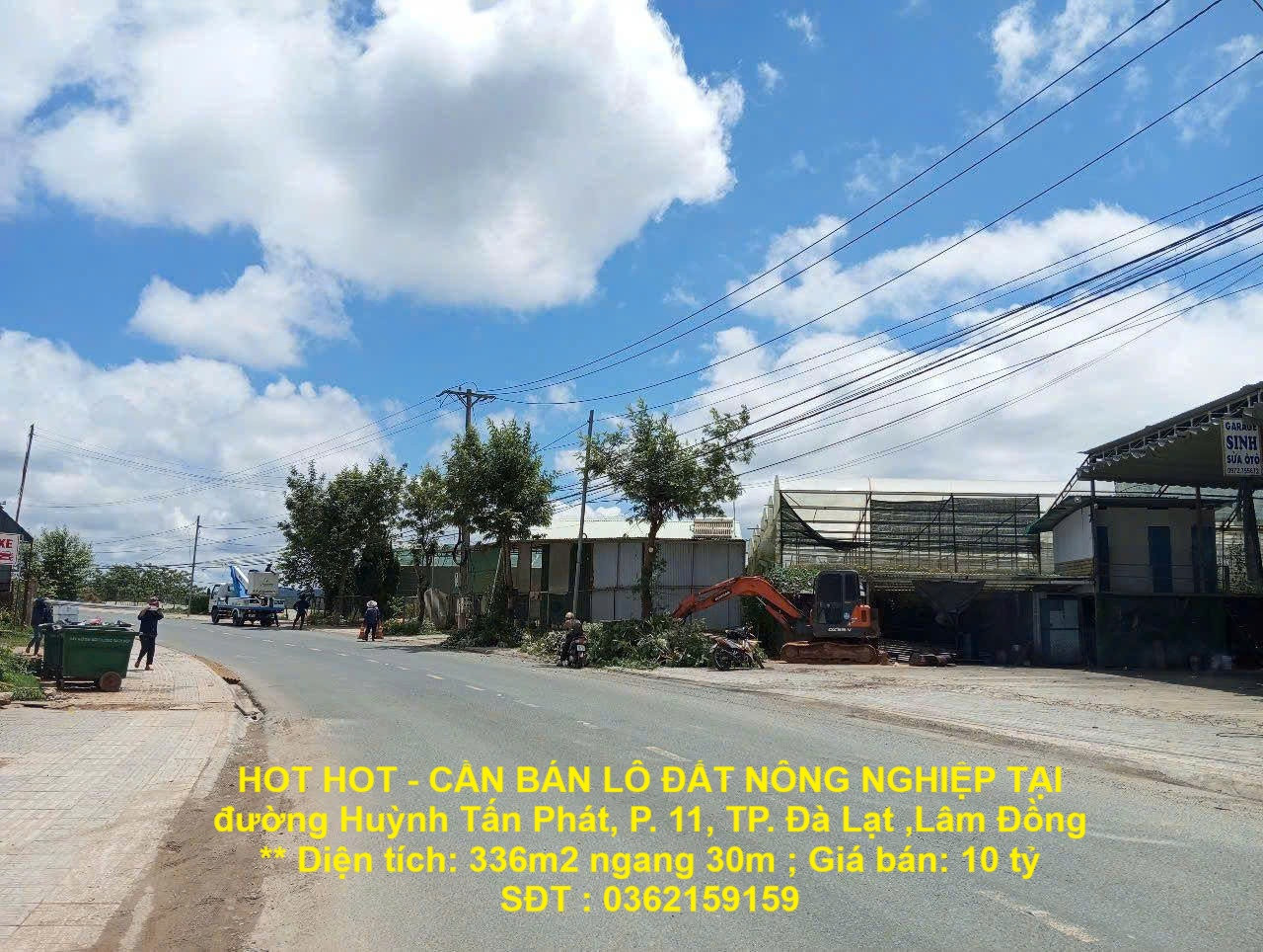 HOT HOT - CẦN BÁN LÔ ĐẤT NÔNG NGHIỆP TẠI đường Huỳnh Tấn Phát, P. 11, TP. Đà Lạt ,Lâm Đồng