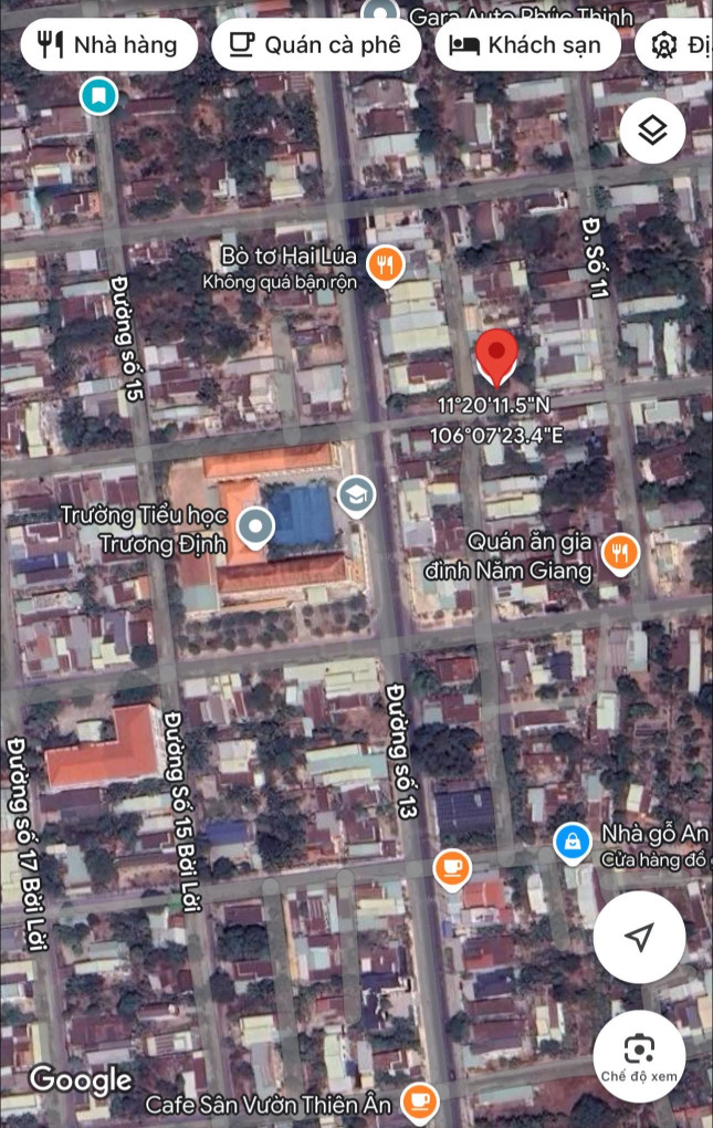 Đất ở đô thị, Thành phố Tây ninh.