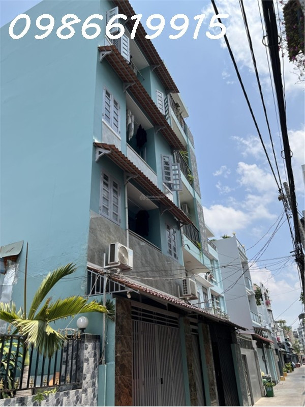 Nhà 4 tầng 100m2 mặt tiền hẻm ôtô, Huỳnh Tấn Phát Quận 7, chỉ nhỉnh 8 tỷ