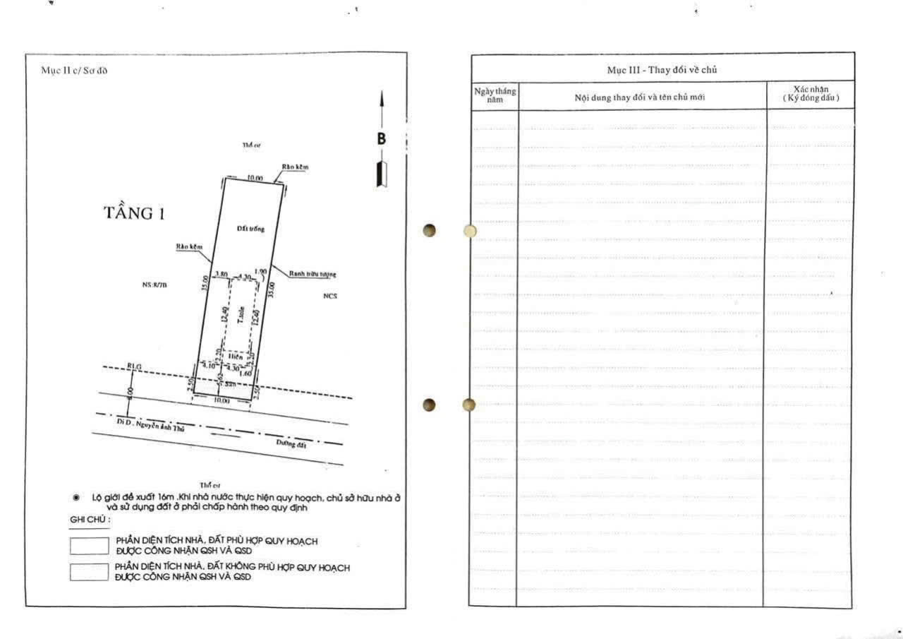 BÁN ĐẤT MẶT TIỀN ĐƯỜNG HUỲNH THỊ HAI, QUẬN 12 – GIÁ RẺ NHẤT KHU VỰC