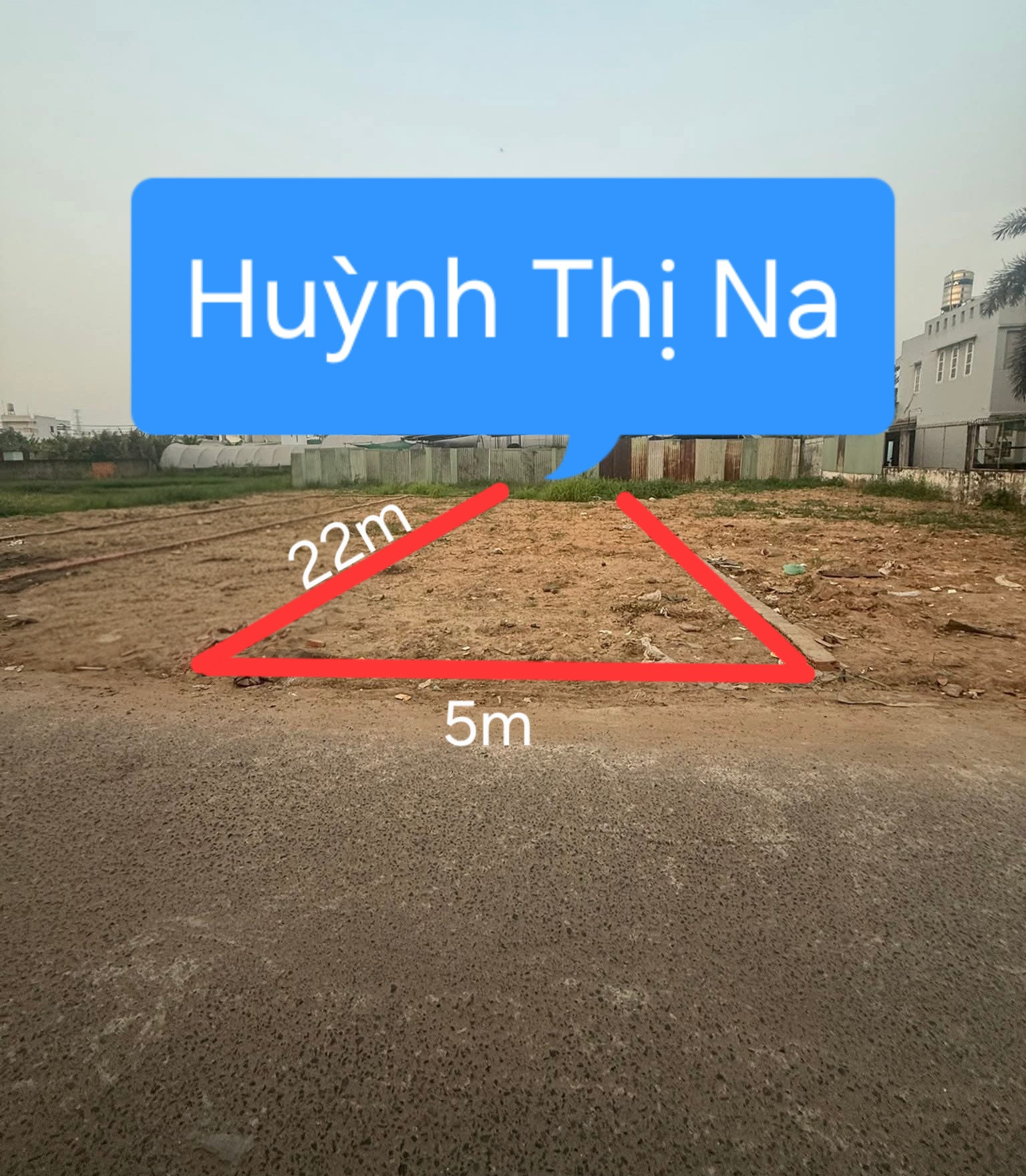 🟥 ĐẤT ĐÔNG THẠNH 1 XOẠCH HUỲNH THỊ NA 5x22m SHR THỔ CƯ giá 3TY680