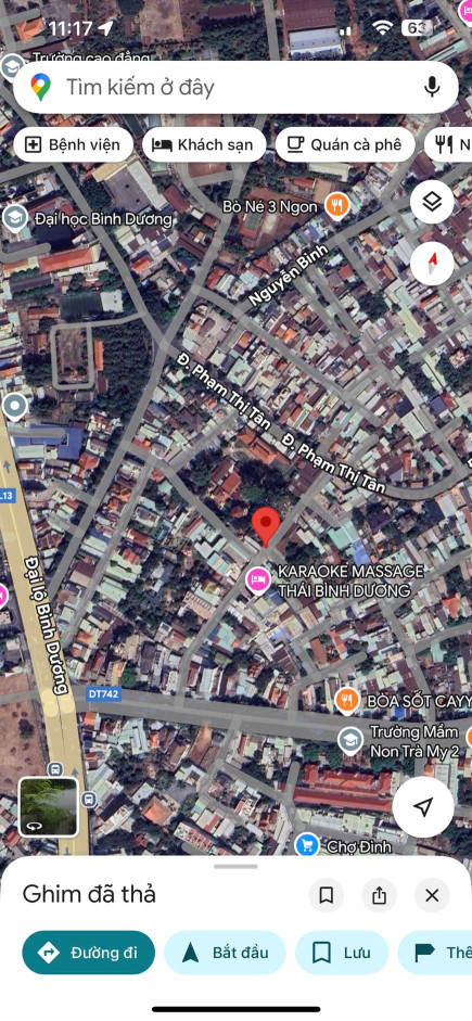 Bán đất tặng nhà trệt lững Phú Lợi (Phường Phú Lợi-TP.HCM) hẻm 17 Huỳnh Văn Luỹ gần Chợ Đình,ĐH.Bình Dương sát bên chùa Phước An vị trí trung tâm hiếm đẹp giá êm