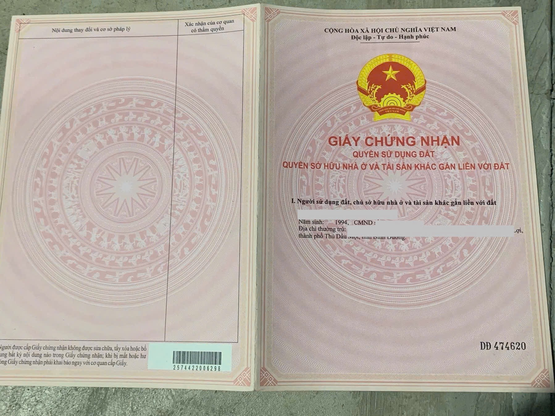 Bán đất có nhà cấp 4 hẻm 288 Huỳnh Văn Luỹ