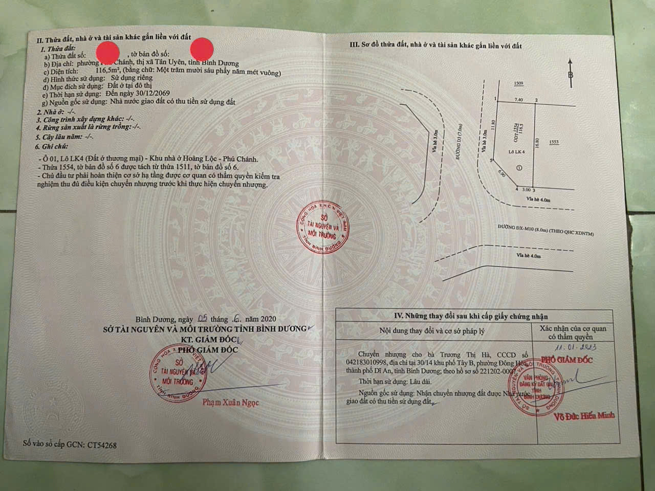 Cần bán lô đất 3 mặt tiền vị trí đẹp, giá chỉ 2,3 tỷ  tại Phường Phú Chánh, Tân Uyên, Bình Dương, Chợ, trung tâm thương mại, sân golf, khu vui chơi.