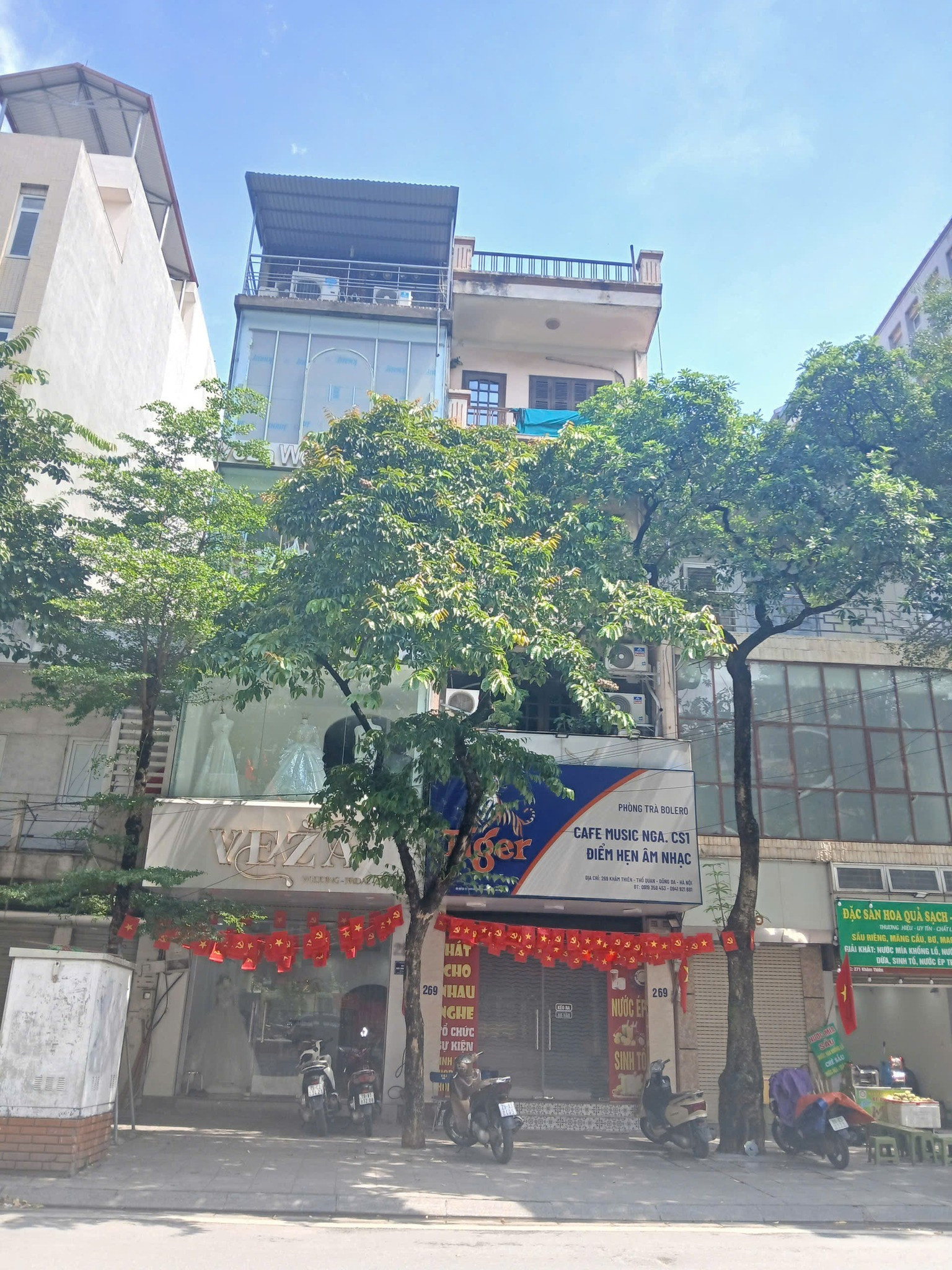 BÁN NHÀ MẶT PHỐ KHÂM THIÊN. 90M2 - 5 TẦNG. KINH DOANH. VỈA HÈ RỘNG.
