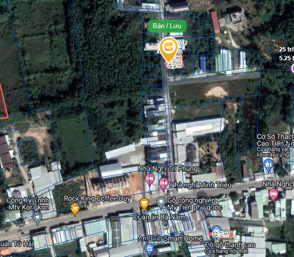 Bán  đất thương mại dịch vụ 119.9m² , giá 2.2 tỷ tại đường khu phố 10, Thị trấn Dương Đông, Thành phố Phú Quốc, Kiên Giang