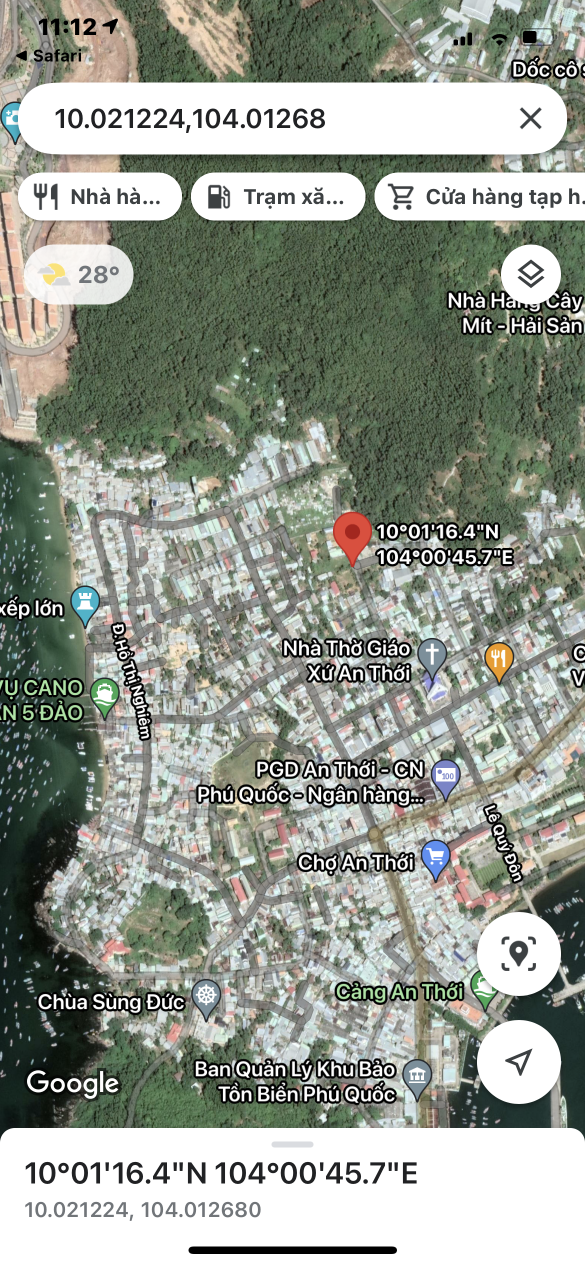 Bán  đất nông nghiệp 744.5m² , giá 12.675 tỷ tại đường khu phố 5, Thị trấn An Thới, Thành phố Phú Quốc, Kiên Giang
