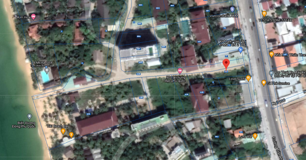 Bán bán  đất thương mại dịch vụ 531m² , giá 80.1 tỷ tại đường Khu Phố 7, Thị trấn Dương Đông, Thành phố Phú Quốc, Kiên Giang
