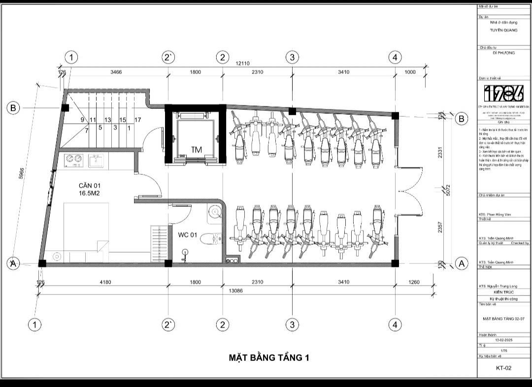 Bán tòa CCMN Khương Thượng (Đống Đa) 65.4m, 8 tầng, mt 5.01m, giá 23.5 tỷ