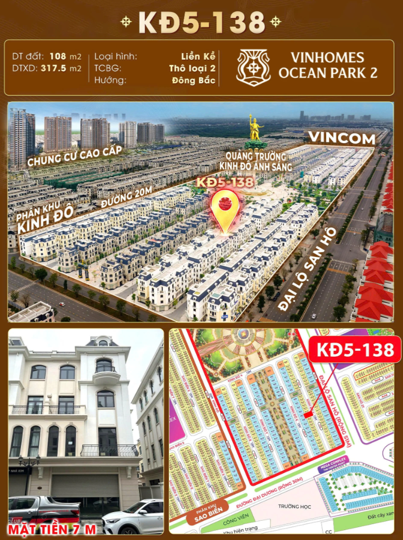 🔥 SHOPHOUSE KINH ĐÔ MẶT TIỀN 7M – VỊ TRÍ ĐẸP, KINH DOANH ĐỈNH
