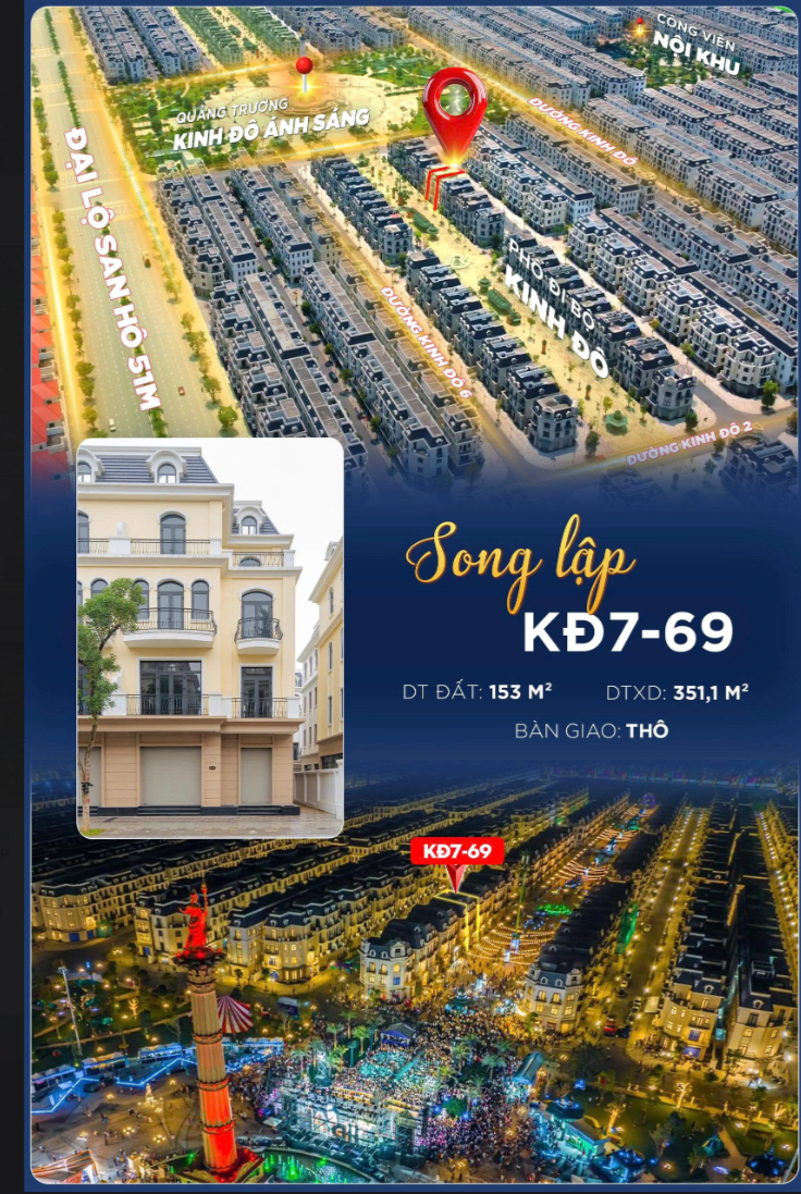 🔥 SONG LẬP KINH ĐÔ GIÁ TỐT – CĂN ĐẸP DÀNH CHO KHÁCH CHỐT NHANH