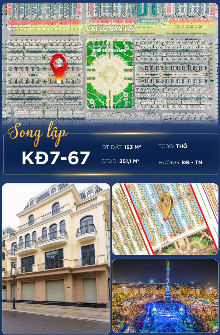 💎 SONG LẬP GÓC KINH ĐÔ – 2 MẶT THOÁNG ĐÔNG BẮC & TÂY NAM CỰC HIẾM
