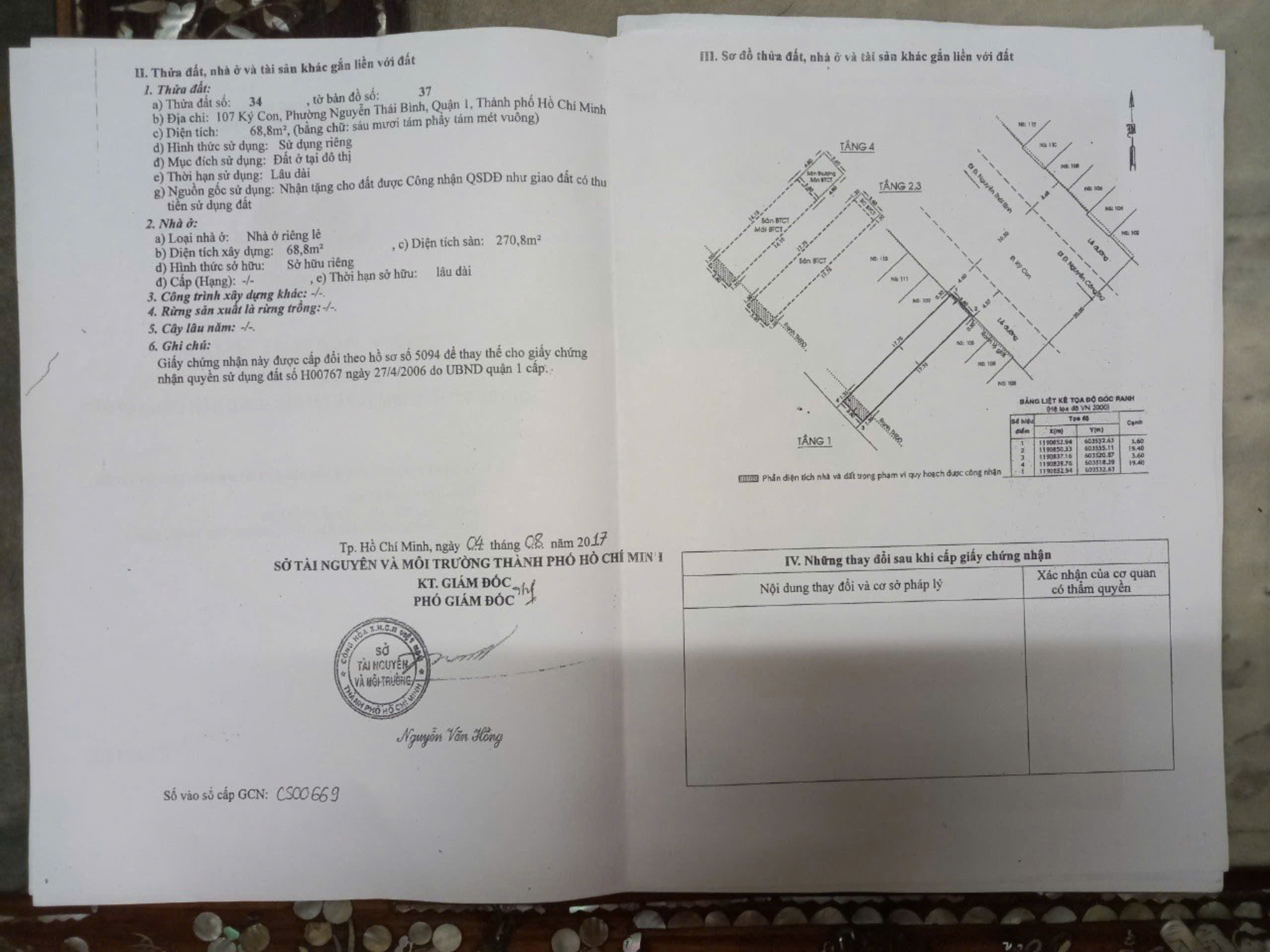 Bán nhà Ký Con, Phường Nguyễn Thái Bình, Quận 1 – Giá 38 tỷ