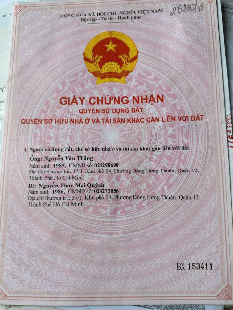 Nhà 158/12 lâm thị hố cũ,tân chánh hiệp 5