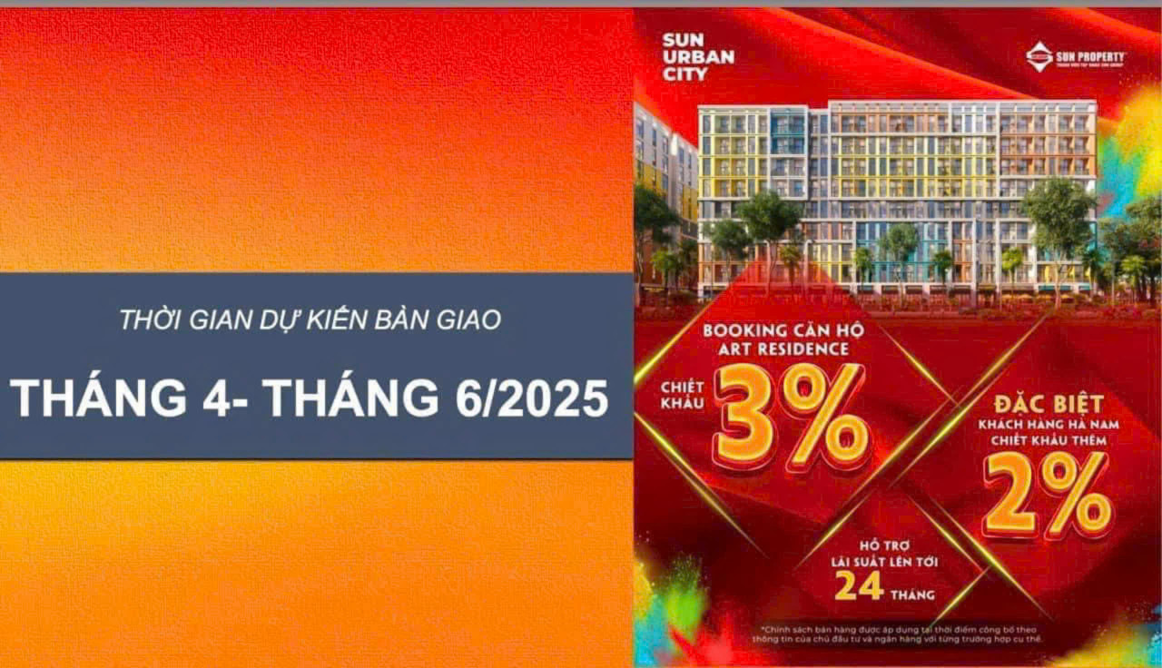 Bùng Nổ, Sôi Động Cùng Dự Án Sun Urban City Hà Nam - Sản Phẩm Gồm Biệt Thự, Nhà Phố, Liền Kề Và Căn Hộ Chung Cư. Nhanh Tay Gọi Ngay Em Hùng 0367240728 Để Nghe Thật Chi Tiết Về Dự Án Nhé.