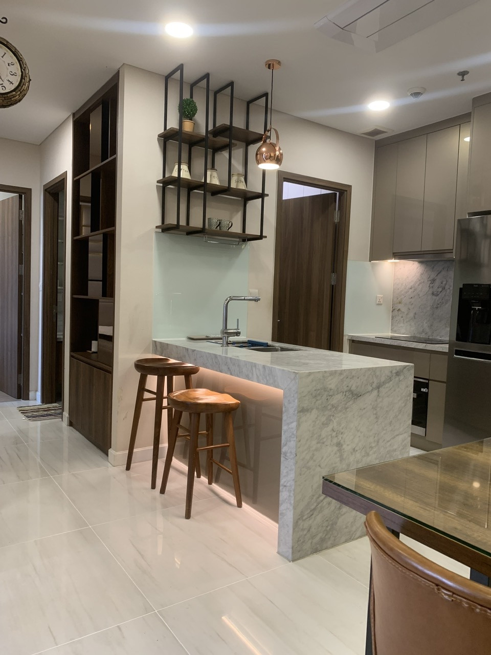 Cho Thuê Căn Hộ The Flemington, Lê Đại Hành, 97m2, 3pn, Nhà đẹp, giá 23 triệu