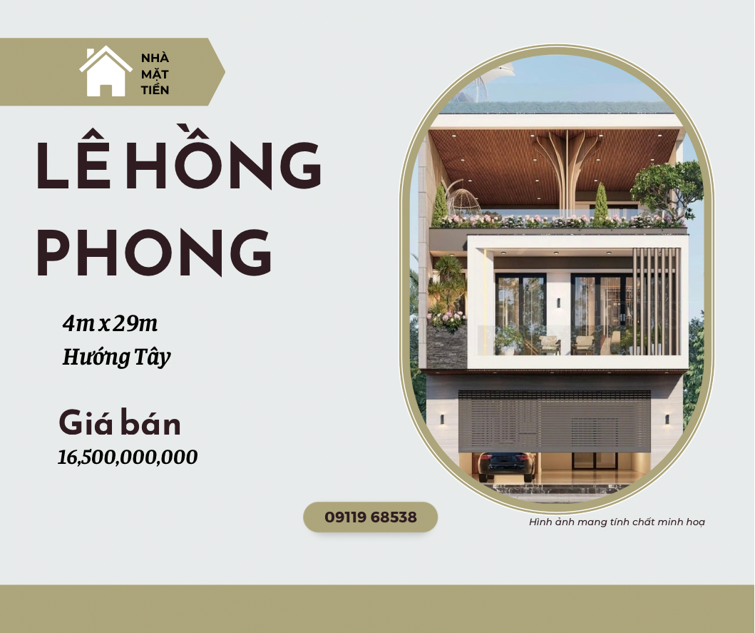 Mặt tiền Lê Hồng Phong